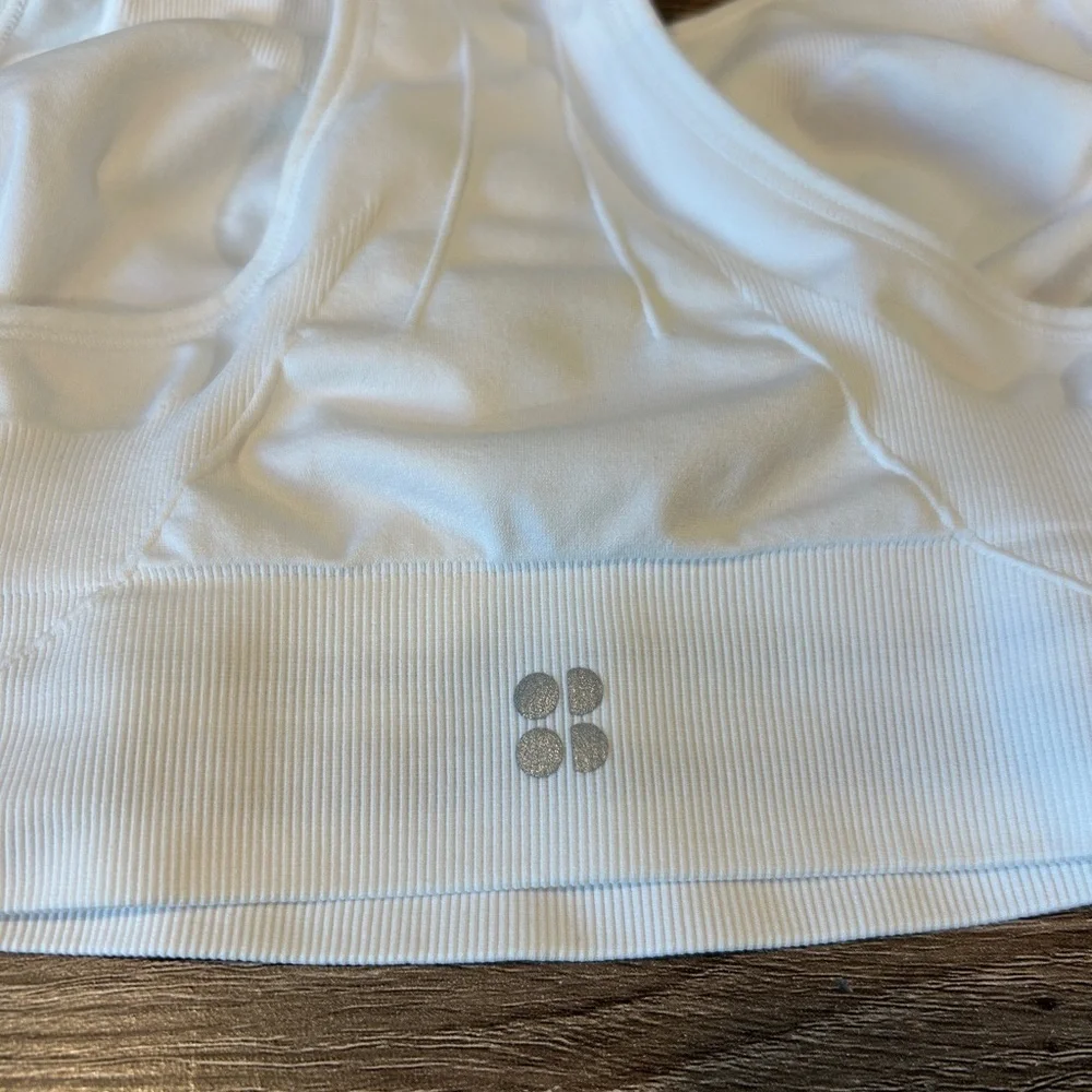 Sweaty Betty Women’s White Unpadded Sports Bra - XS - Picture 3 of 4